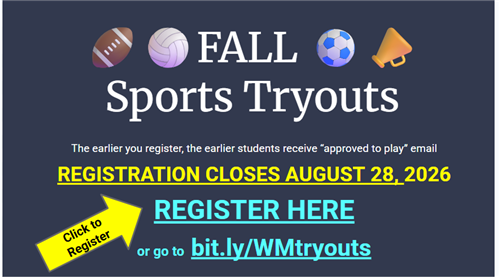 sports tryouts link